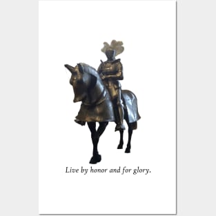 Mounted knight Posters and Art